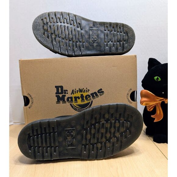 Dr. Martens Unisex Maxxy Slide Buttersoft Black Suede Leather Sandals UK5 NIB - Picture 9 of 13
